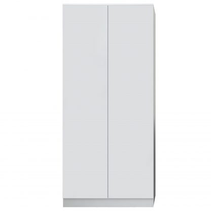 FWStyle Stora 2 Door Wardrobe - Matt White - Image 4