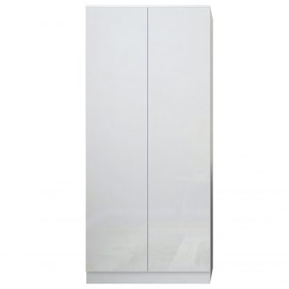 FWStyle Stora 2 Door Wardrobe - White Gloss Front - Image 5