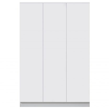 FWStyle Stora 3 Door Wardrobe - Matt White - Image 4