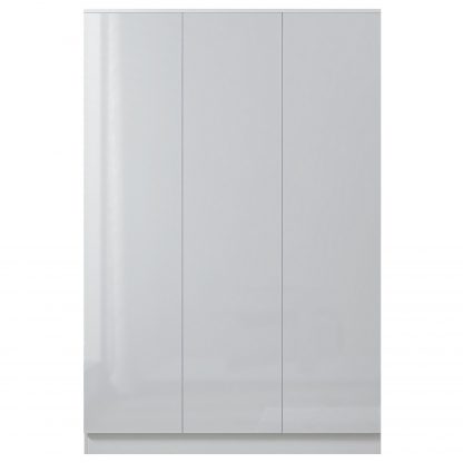 FWStyle Stora 3 Door Wardrobe - White Gloss Front - Image 4