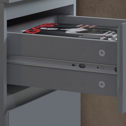 FWStyle Stora 4 Drawer Chest of Drawers - Matt Dark Grey - Image 6