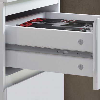 FWStyle Stora 4 Drawer Chest of Drawers - Matt White - Image 6