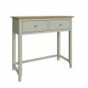 Taberno 2 Drawer Dressing Table Sage Green - Image 6
