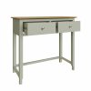 Taberno 2 Drawer Dressing Table Sage Green - Image 3