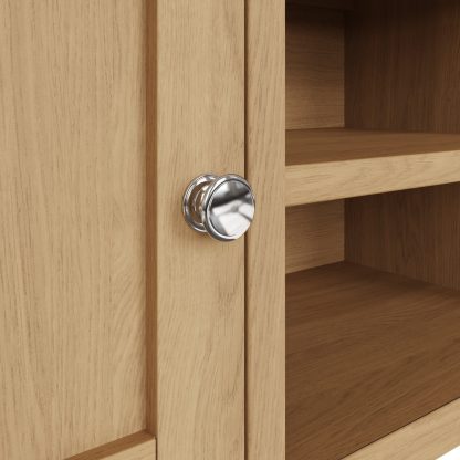 Taberno Oak 2 Door TV Unit Natural Oak - Image 6