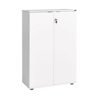 Rio Matt White Office Filing Cabinet - Lockable Storage - Image 4