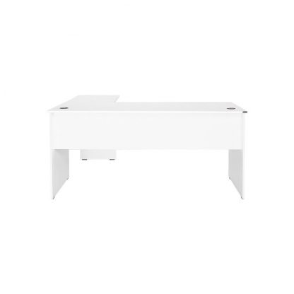 Adore Rio Matt White Corner Desk - Large Reversible Office Desk - Image 3