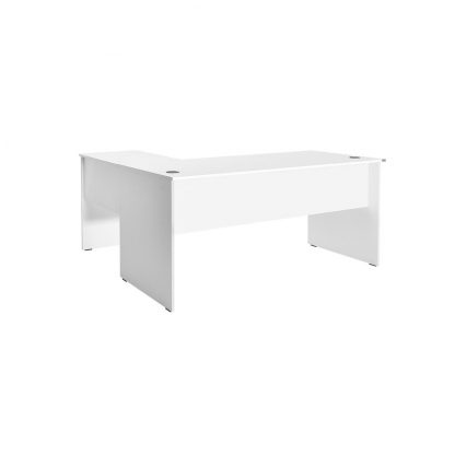 Adore Rio Matt White Corner Desk - Large Reversible Office Desk - Image 4