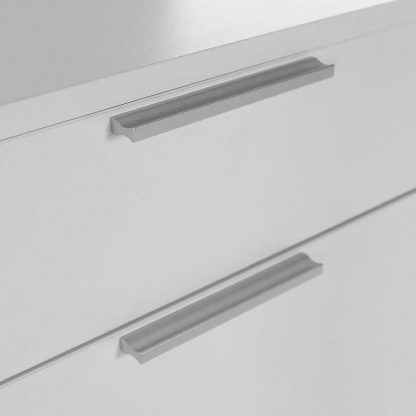 Adore White Hall Stand with Drawer, Hooks & Shoe Cupboard - Entryway Organiser - Image 5