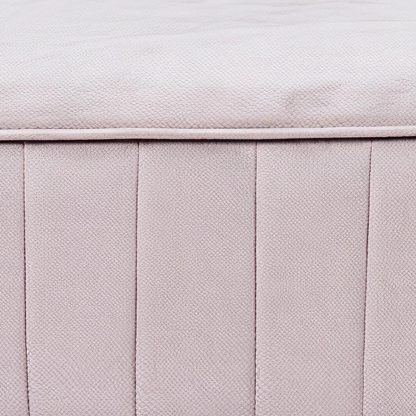 Loretta Mink Velvet Cushioned Bench Seat - Image 4