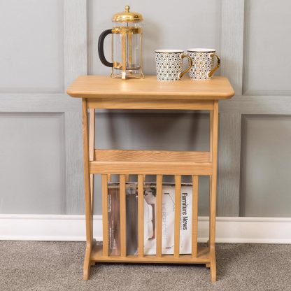 Hudson Ash Magazine Rack Table - Image 3