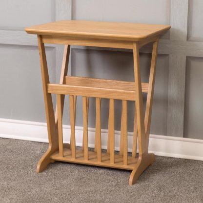 Hudson Ash Magazine Rack Table - Image 4
