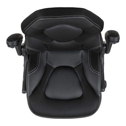 X10 Black Faux Leather Racer Style Gaming Office Chair - Image 8