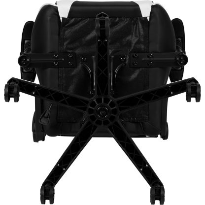 X20 Black & White Faux Leather Racer Style Gaming Office Chair - Image 10