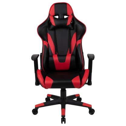 X20 Black & Red Faux Leather Racer Style Gaming Office Chair - Image 7