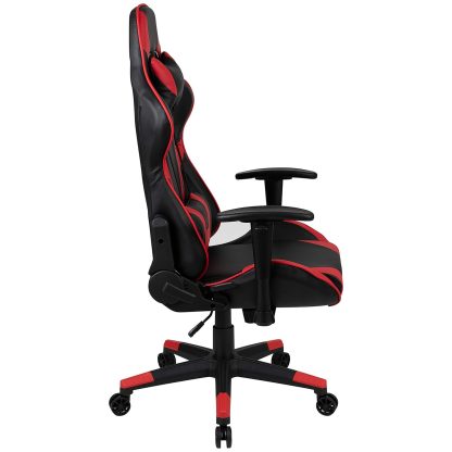 X20 Black & Red Faux Leather Racer Style Gaming Office Chair - Image 9