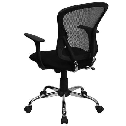 Black Mesh Back Ergonomic Office Chair - Image 3