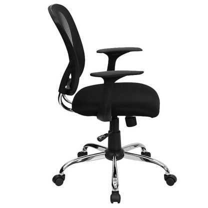 Black Mesh Back Ergonomic Office Chair - Image 4