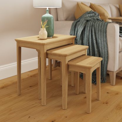 Hudson Ash Nest Of 3 Tables - Image 3