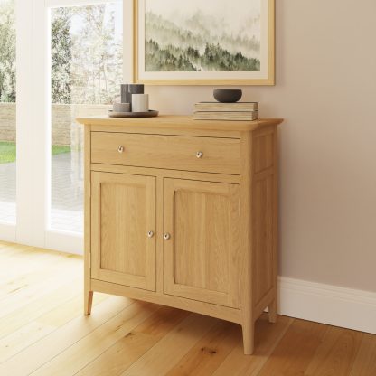 Hudson Ash 2 Door 1 Drawer Sideboard - Image 3