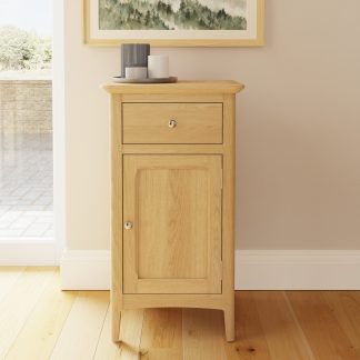 Hudson Ash 1 Door 1 Drawer Single Sideboard
