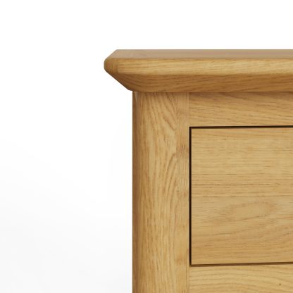 Hudson Ash 2 Drawer Console Hall Table - Image 8