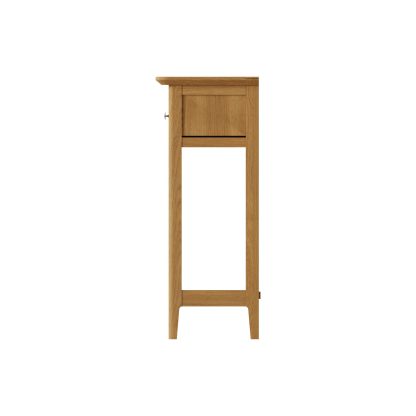 Hudson Ash 2 Drawer Console Hall Table - Image 6