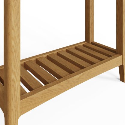 Hudson Ash 2 Drawer Console Hall Table - Image 10