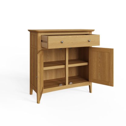 Hudson Ash 2 Door 1 Drawer Sideboard - Image 4
