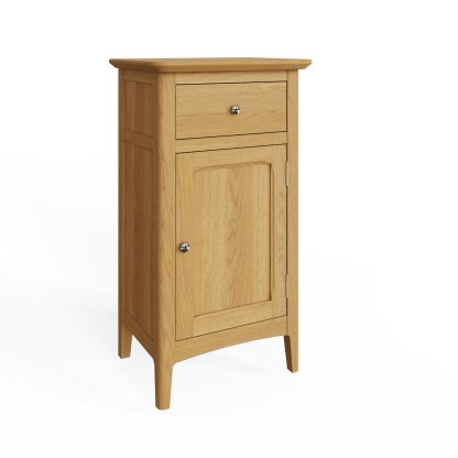 Hudson Ash 1 Door 1 Drawer Single Sideboard - Image 5