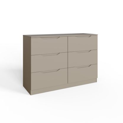 Luno 6 Drawer Chest Of Drawers - Putty - Image 4