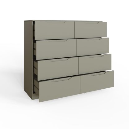 Luno 8 Drawer Chest Of Drawers - Ash Green - Image 7