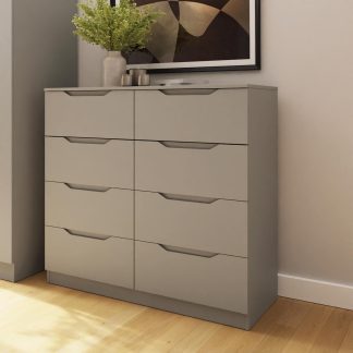 Luno 8 Drawer Chest Of Drawers - Putty