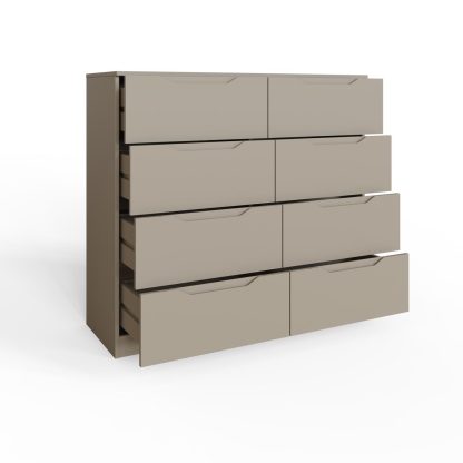 Luno 8 Drawer Chest Of Drawers - Putty - Image 5