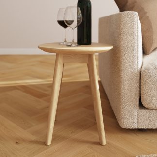 Newark Ash Round Wine Table