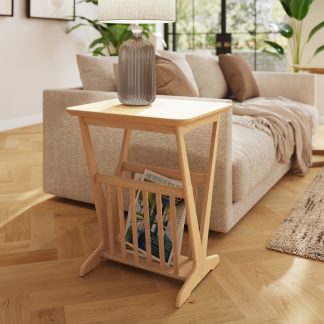 Hudson Ash Magazine Rack Table