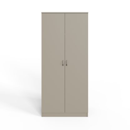 Promo 2 Door Double Wardrobe - Putty - Image 3