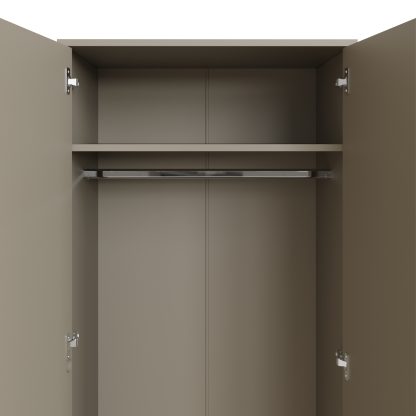 Promo 2 Door Double Wardrobe - Putty - Image 6