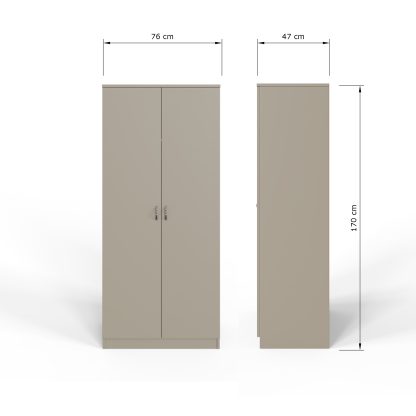 Promo 3 Piece Bedroom Furniture Set - Putty - Image 8
