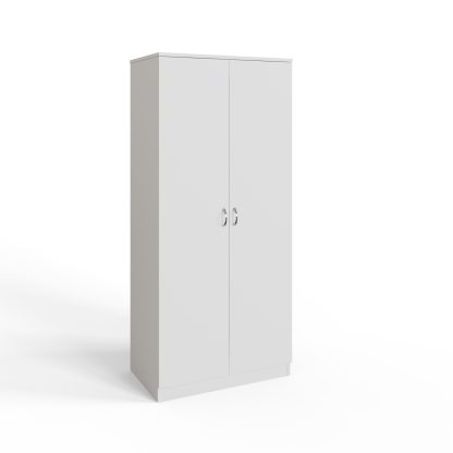 Promo 2 Door Double Wardrobe - White - Image 4