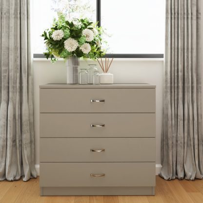 Promo 4 Drawer Chest Of Drawers - Putty - Image 2