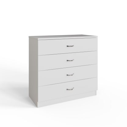 Promo 4 Drawer Chest Of Drawers - White - Image 4