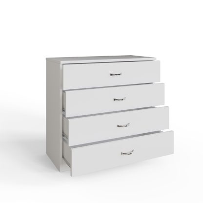 Promo 3 Piece Bedroom Furniture Set - White - Image 6