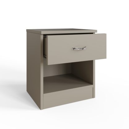 Promo 1 Drawer Nightstand With Shelf - Putty - Image 5