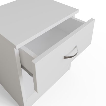 Promo 1 Drawer Nightstand With Shelf - White - Image 6