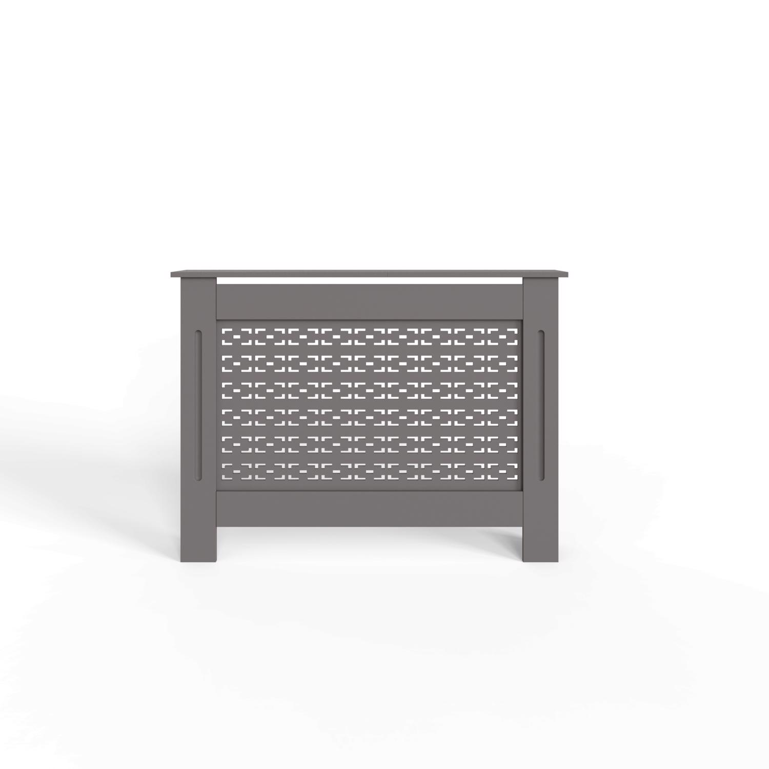 FWStyle Geometric Pattern Medium Grey Radiator Cover - Image 4