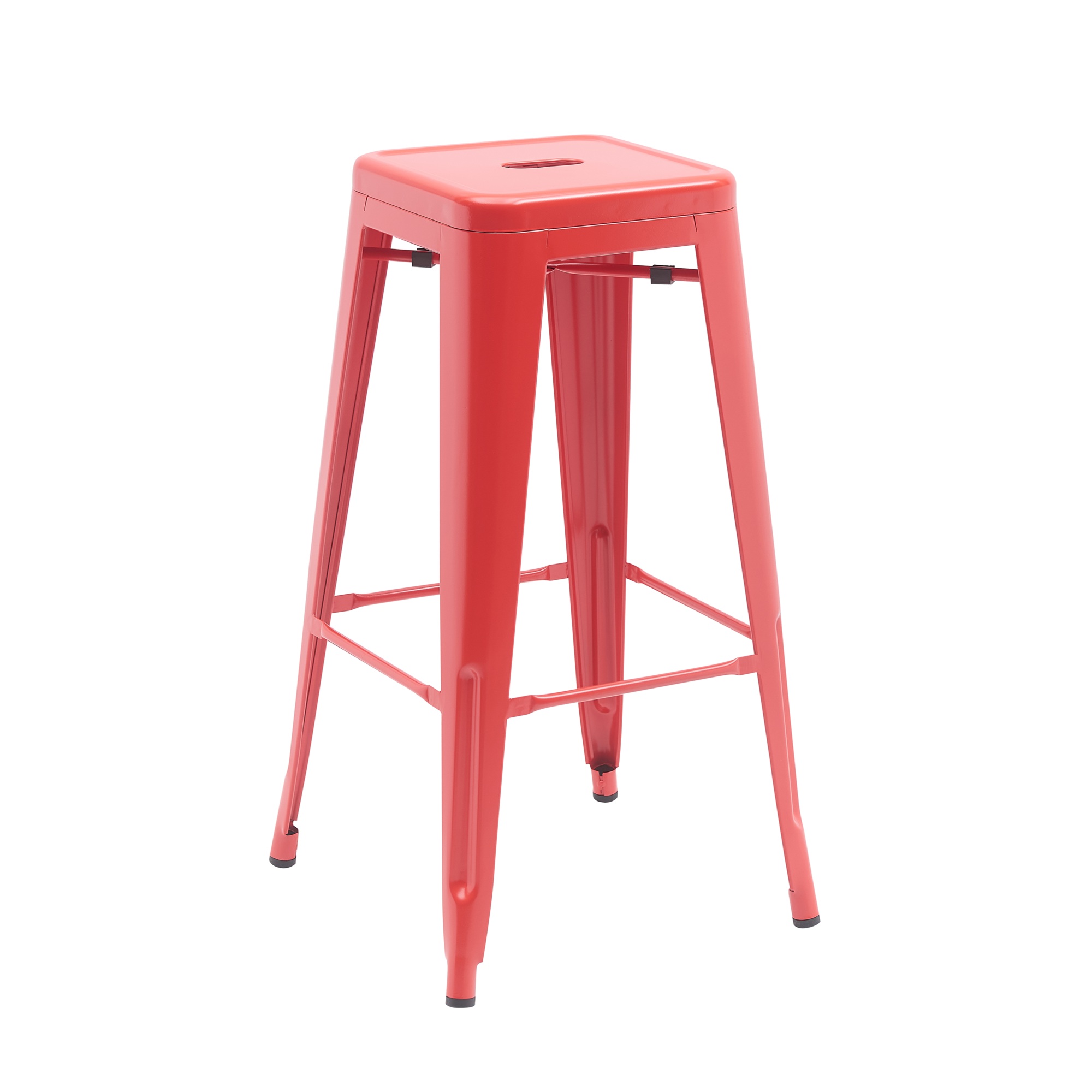 Bistro Pack Of 4 30" Red Bar Stools - Image 4