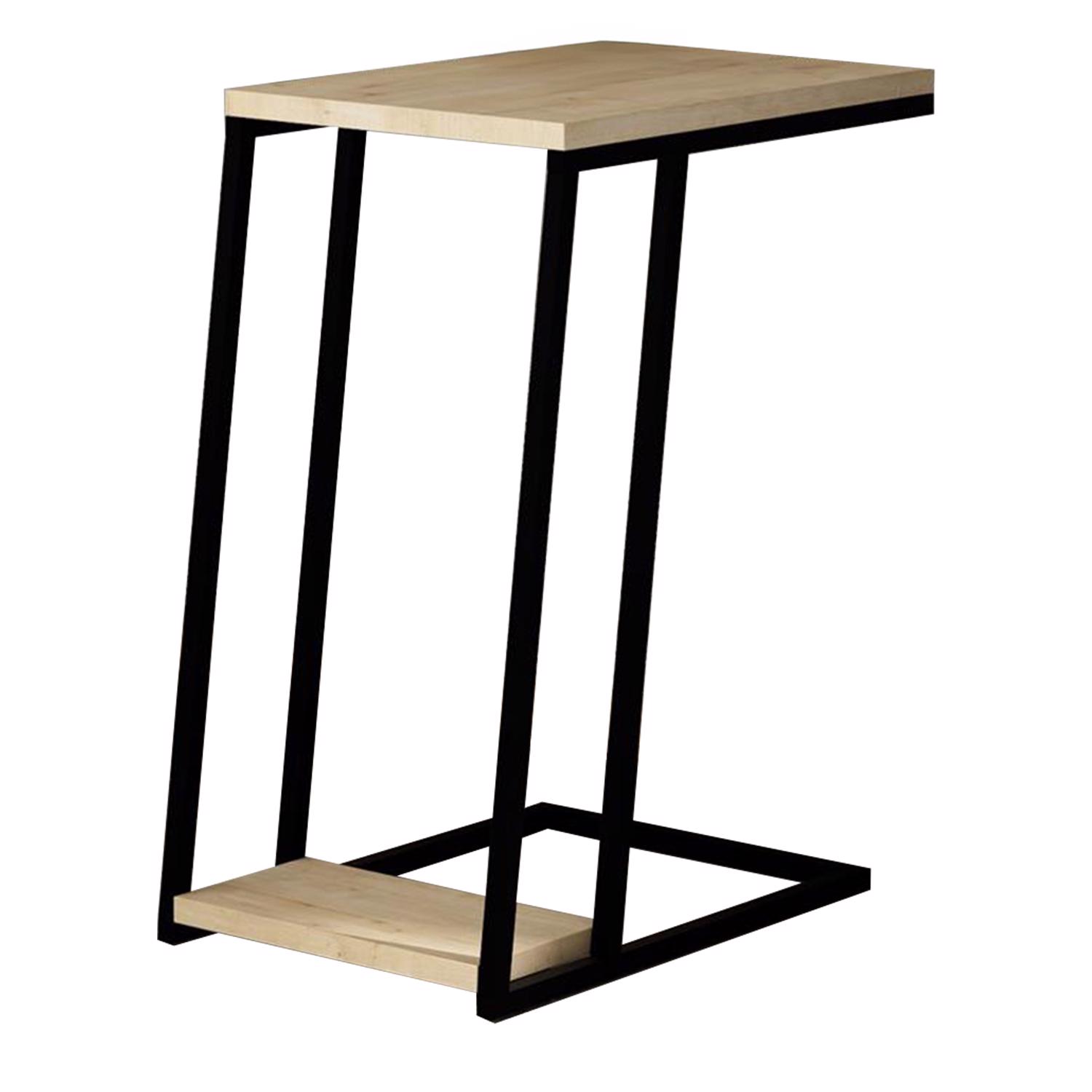 FWStyle Pal 2 Tier Sapphire Oak Sofa End Table - Image 3