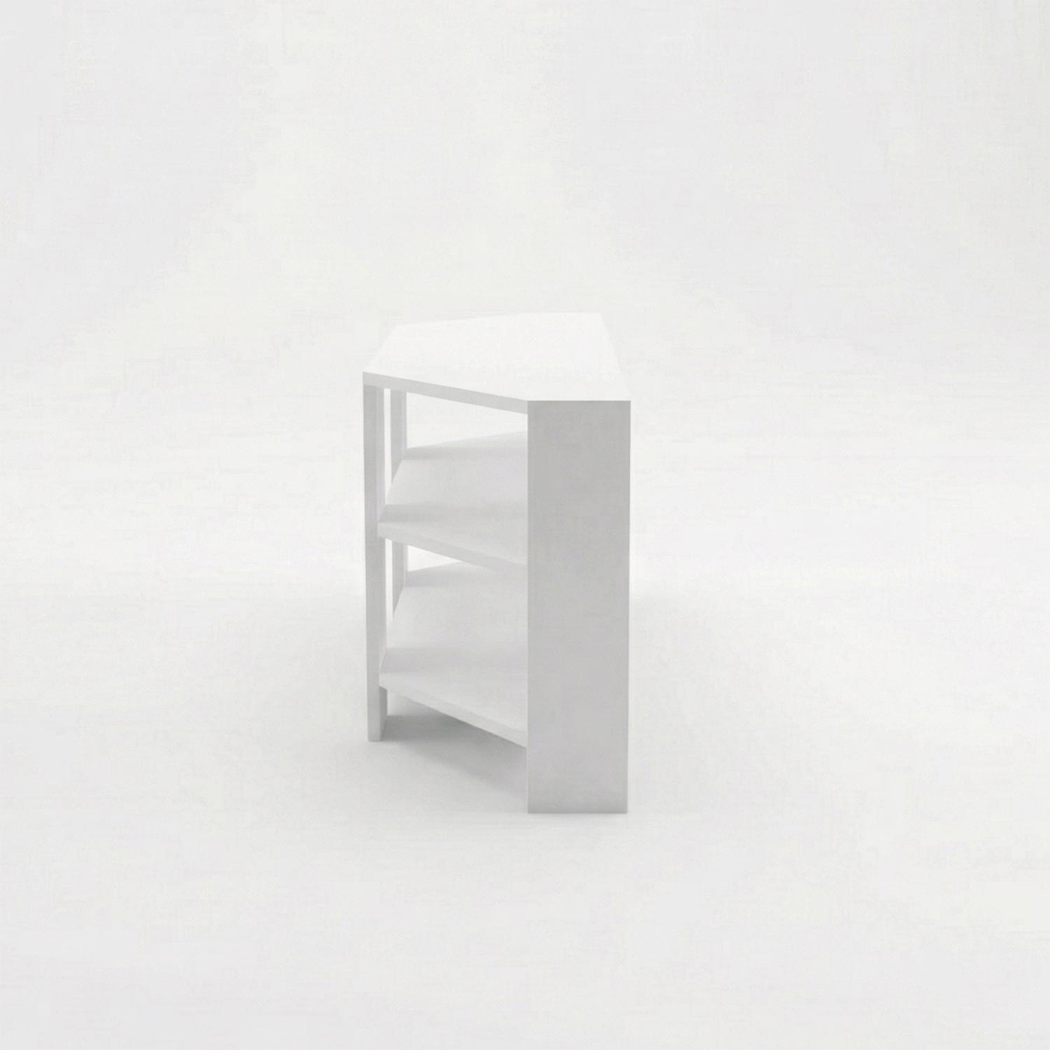 Corner TV Unit - Matt White - Image 6