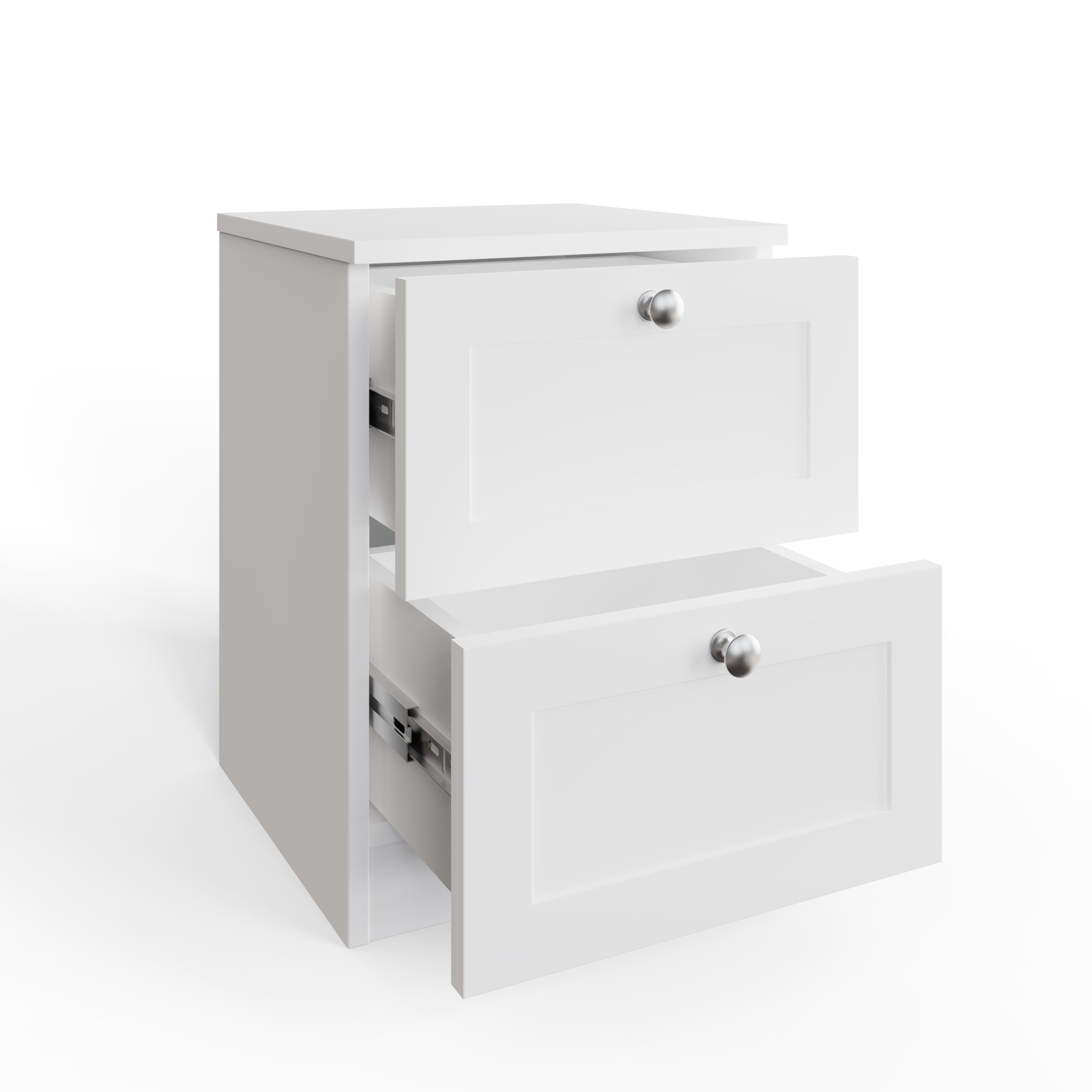 Artus 3 piece Bedroom Furniture Set - Matt White - Image 9